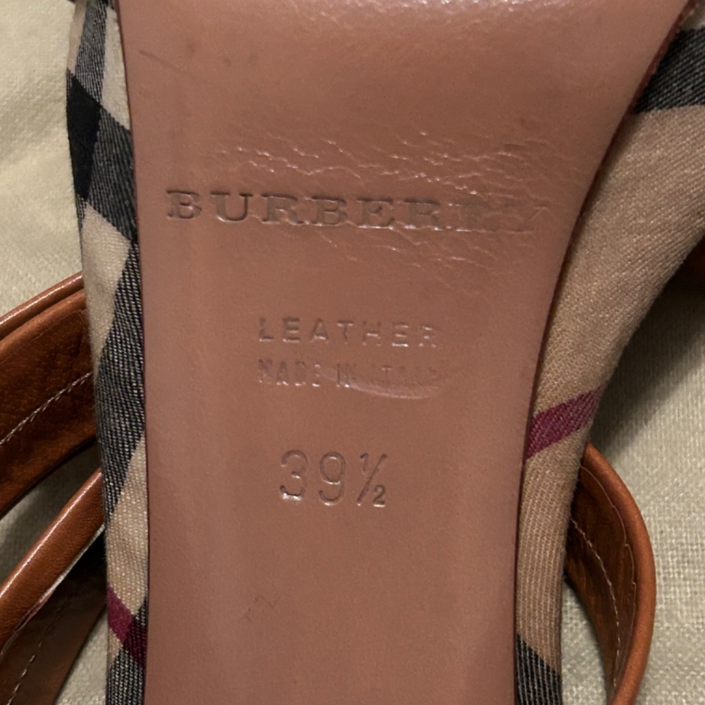 Authentic Burberry heels ( sandals) - Picture 2 of 5